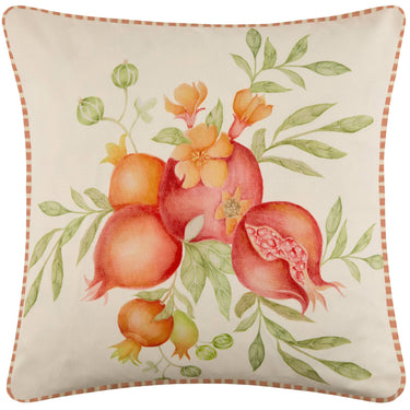 Sisustustyynyliina puna-valkoinen | Myös ulkokäyttöön | 43 x 43 cm | Pomegranate Gardens-Riva Home-Sasu’s sisustus- ja huonekaluliike