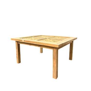 Sohvapöytä tiikiä | 74 x 82 x 43 cm | Vintage-Vintage by Sasu's-Sasu’s sisustus- ja huonekaluliike