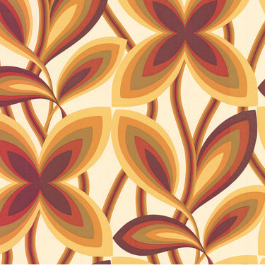 Starflower Marigold | non-woven tapetti | 20th Century Papers-Little Greene-Sasu’s sisustus- ja huonekaluliike