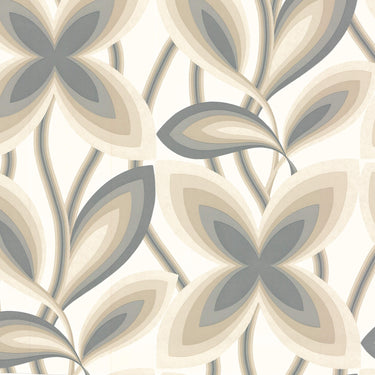 Starflower Platinum | non-woven tapetti | 20th Century Papers-Little Greene-Sasu’s sisustus- ja huonekaluliike