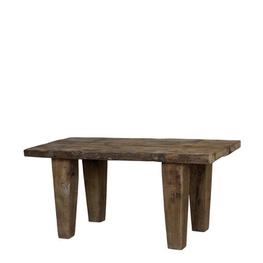 Kierrätyspuinen puunvärinen sohvapöytä | 90 x 45 x 40 cm | Grimaud-Chic Antique-Sasu’s sisustus- ja huonekaluliike