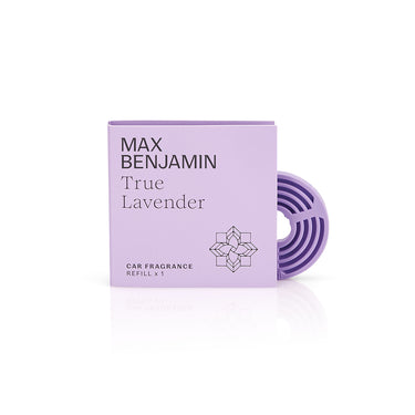 Täyttöpakkaus autotuoksun pidikkeeseen | Car Fragrance Refill - True Lavender-Max Benjamin-Sasu’s sisustus- ja huonekaluliike