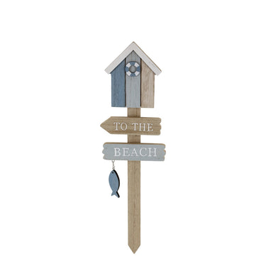 Sign To the Beach H40/L12/W2.5 cm ocean