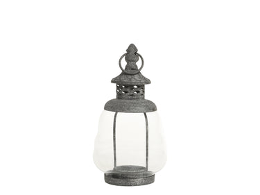 Tuikkulyhty antiikkisinkki | ⌀10 x 19,5 cm-Chic Antique-Sasu’s sisustus- ja huonekaluliike