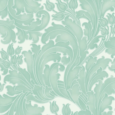 Tulip Aqua | non-woven tapetti | National Trust Papers II
