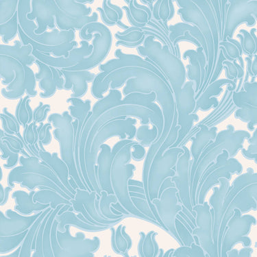 Tulip Powder Blue | non-woven tapetti | National Trust Papers II