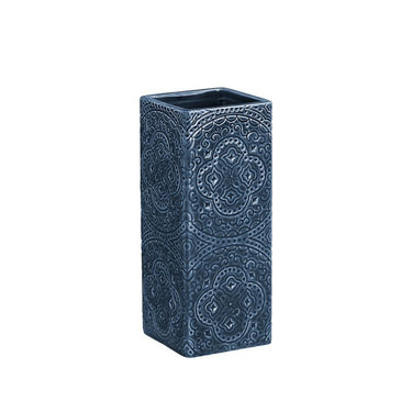 Tummansininen astianpesuharjan pidike | 6 x 6 x 15 cm | Orient-Cult Design-Sasu’s sisustus- ja huonekaluliike