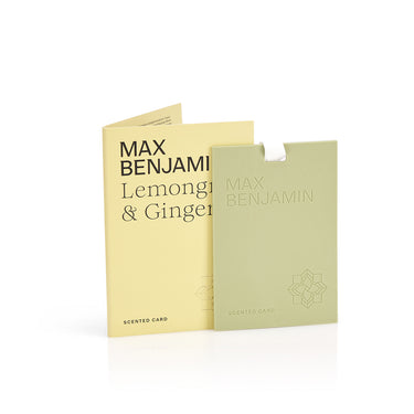 Tuoksukortti | Lemongrass & Ginger-Max Benjamin-Sasu’s sisustus- ja huonekaluliike