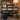 Desk w. 3 drawers H80/L110/W42 cm black