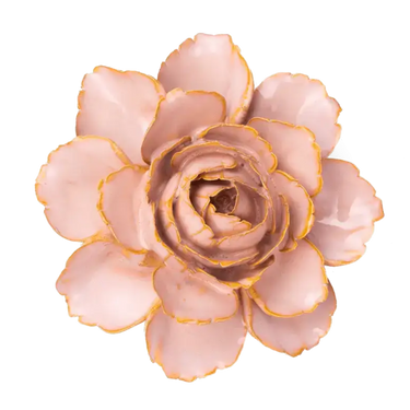 Vaaleanpunainen kamelia-posliinikukka | 14,6 x 7 cm-Chive-Sasu’s sisustus- ja huonekaluliike