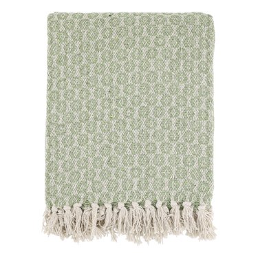 Vaaleanvihreä torkkupeitto | 150 x 130 cm | Aix-Chic Antique-Sasu’s sisustus- ja huonekaluliike