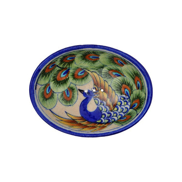 Värikäs saippuakuppi | L13 cm x S10 cm x K4 cm | Blue Pottery-Tranquillo-Sasu’s sisustus- ja huonekaluliike