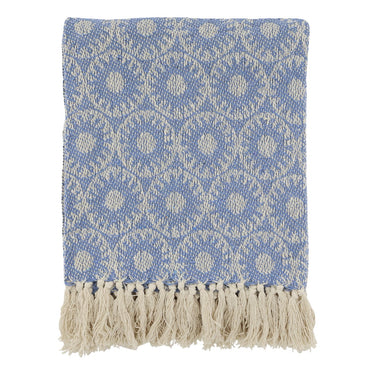 Aix Throw of surplus yarn L150/W130 cm ocean