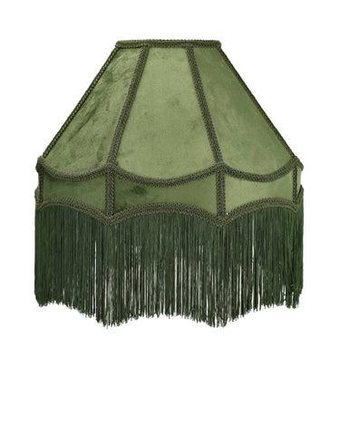 Lampskärm Frans Sammet Grön | ⌀40 x 26 cm