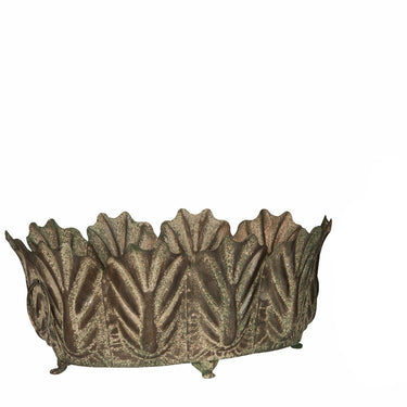 Vihreä suojaruukku metallia |40 x 30 x 16cm-Alot-Sasu’s sisustus- ja huonekaluliike