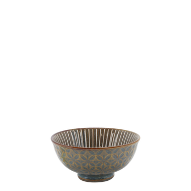 Vihreäsävyinen posliinikulho | Ø12 x 5,5 cm | Arés-Chic Antique-Sasu’s sisustus- ja huonekaluliike