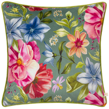 Vihreäsävyinen sisustustyynyliina | 43 x 43 cm | Nectar Garden-Riva Home-Sasu’s sisustus- ja huonekaluliike
