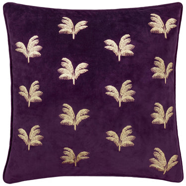 Viininpunainen sisustustyynyliina | 45 x 45 cm | Guilded Palms-Riva Home-Sasu’s sisustus- ja huonekaluliike