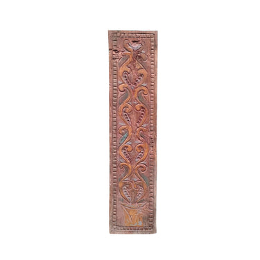 Vintage puukoriste Indonesiasta | Wooden ornament of teak wood | L69 x H16 x W1-Vintage by Sasu's-Sasu’s sisustus- ja huonekaluliike