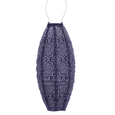 Violetti aurinkokennolyhty | Ø20 x 45 cm | Bazaar Long Oval-Lumiz-Sasu’s sisustus- ja huonekaluliike