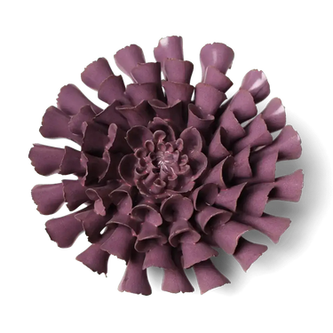 Violetti dahlia-posliinikukkka | 14 x 5,7 cm-Chive-Sasu’s sisustus- ja huonekaluliike