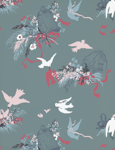 Volières Etruria | non-woven tapetti | National Trust Papers III