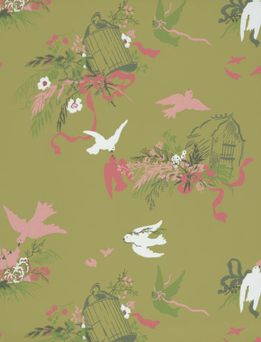 Volières Garden | non-woven tapetti | National Trust Papers III