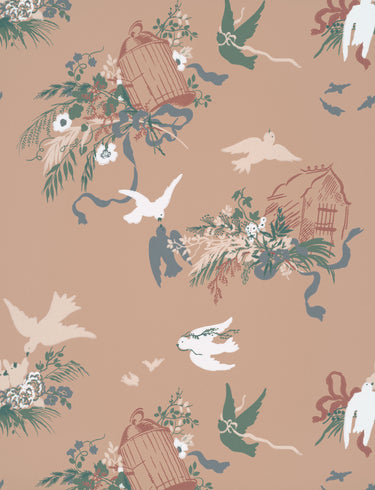 Volières Masquerade | non-woven tapetti | National Trust Papers III