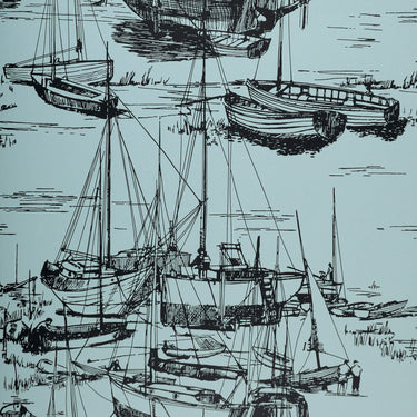 Zingara Cerulean Sea | non-woven tapetti | 20th Century Papers-Little Greene-Sasu’s sisustus- ja huonekaluliike