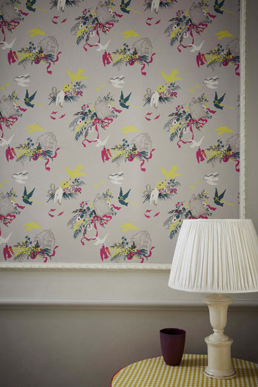 Volières French Grey | non-woven tapetti | National Trust Papers III