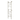 Antiikkimessinginsävyinen Chic Antique -seinäviiniteline 44 x 20 x 180 cm