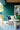 Seinämaali Mid Azure Green, oven karmit Slaked Lime Mid