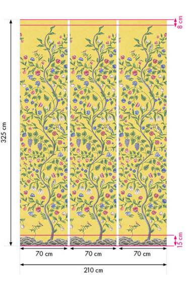 Mandalay Pollen | non-woven wallpaper | National Trust Papers II