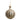 Ball for hanging H14.5/D10 cm antique brass