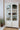 Display Cabinet w. glass doors & shelves H170/L97/W41 cm antique cream