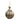 Ball for hanging H13.5/D8.5 cm antique brass