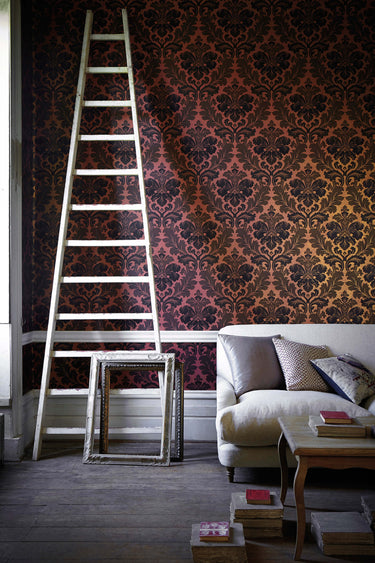 Bonaparte Red Gold | non-woven tapetti | Révolution Papers