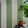 Broad Stripe Pea Green | non-woven tapetti | Storybook Papers