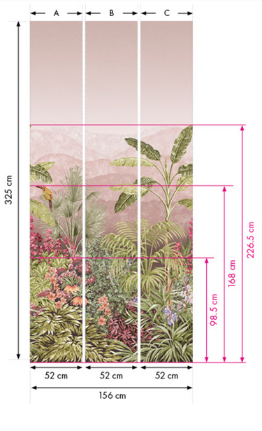 Capricorn Blush | non-woven wallpaper | National Trust Papers IV