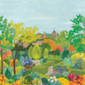 Castle Garden Pale Lime | non-woven tapetti | In the Garden