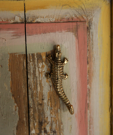 Chewy Crocodile Hook Small Antique Shiny | 3 x 11 x 1 cm