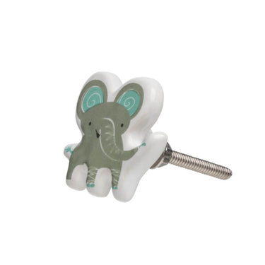 Elefantti-nuppivedin posliinia | 5 x 6 cm | ELEPHANT