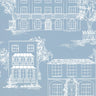 Hampstead James Blue | non-woven tapetti | 20th Century Papers-Little Greene-Sasu’s sisustus- ja huonekaluliike