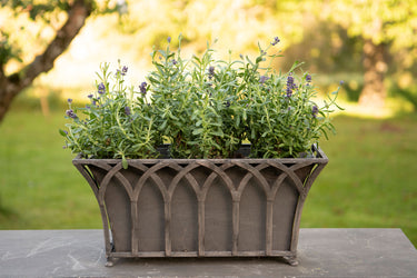 Grey metal cover pot | Two sizes | Select