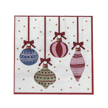 Jouluaiheiset lautasliinat 20 kpl | 33 x 33 cm | Ornamentia