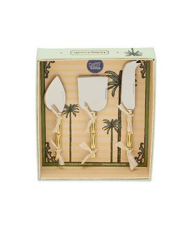 Bodhi Bamboo Cheese Set in Giftbox