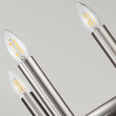 Chandelier brushed nickel | ø73 x 65.8 - 192.2 cm | Capitol Hill |