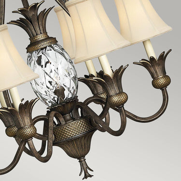 Chandelier pearl bronze | ø71.1 x 98 - 250.5 cm | Plantation