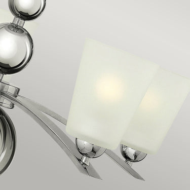 Chandelier polished nickel | ø68.6 x 55.6 - 205.6 cm | Zelda |