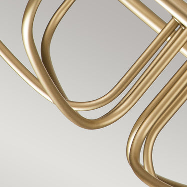 Chandelier matte brass | ø73 x 65.8 - 192.2 cm | Capitol Hill |